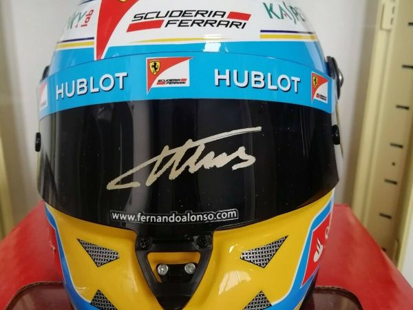 Casco Alonso Signed